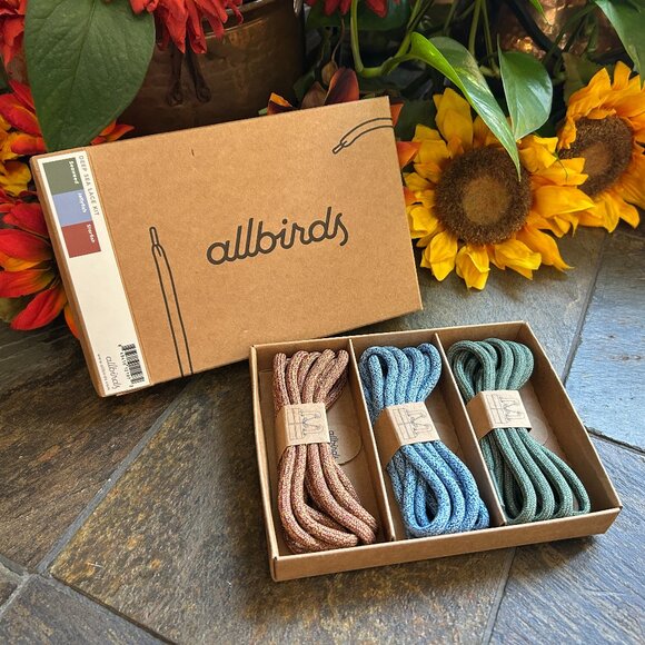 Allbirds Deep Sea Lace Kit: Set of 3 Replacement Laces (NIB) - Picture 3 of 10
